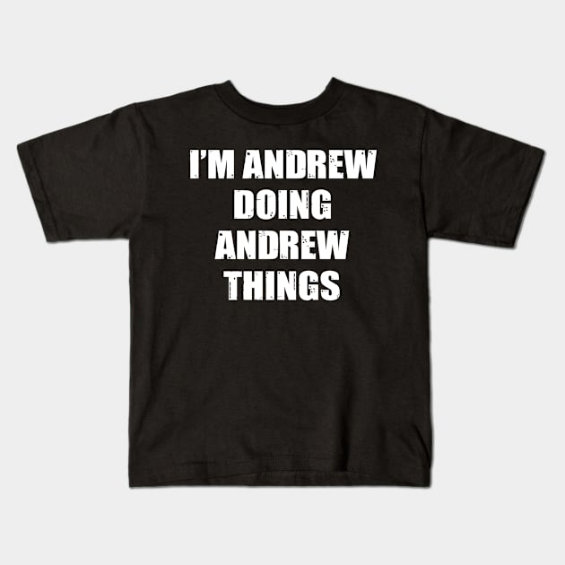 Andrew Kids T-Shirt by family.d